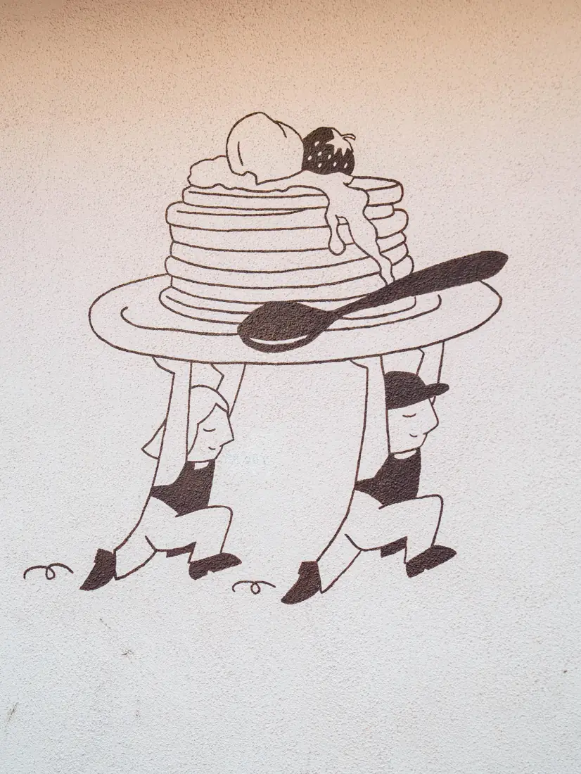 La fresque des pancakes